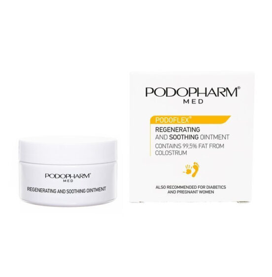 PODOPHARM PODOFLEX® maść regenerująco-kojąca z tłuszczem z colostrum, 60 ml