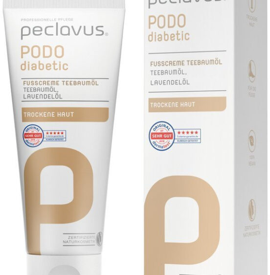 PECLAVUS PODOdiabetic Krem do stóp z olejkiem drzewa herbacianego 100 ml